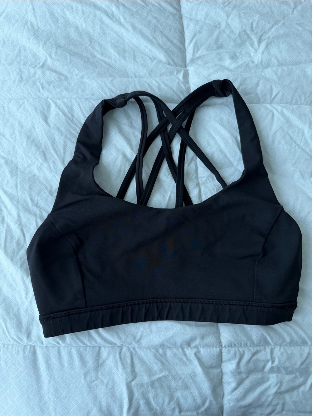 lululemon athletica Black Strappy Sports Bra